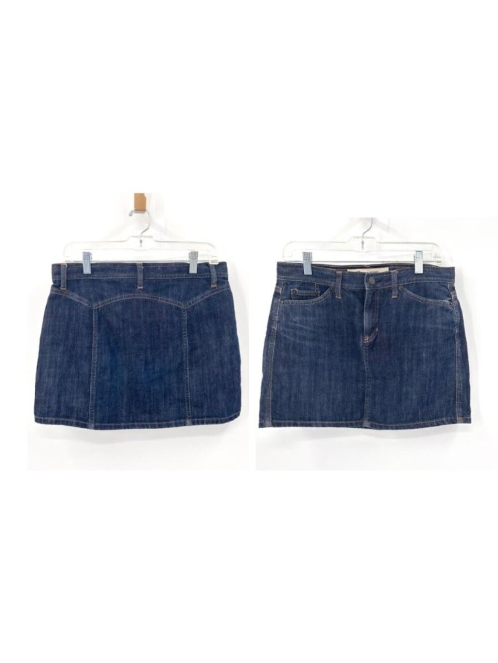 GAP JEANS BLUE DENIM MINI SKIRT W/ POCKETS - 6